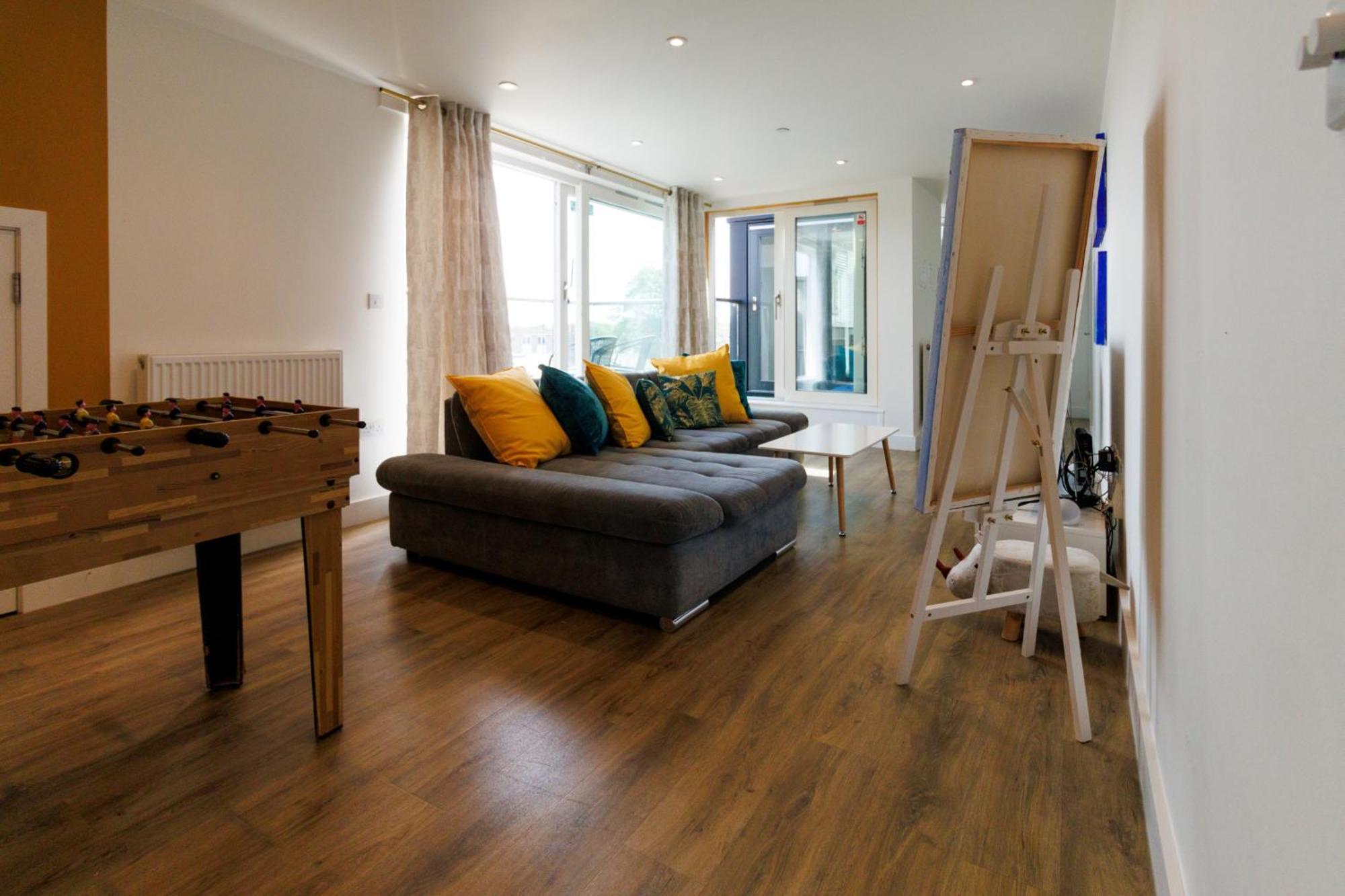 City Centre, Sleeps 7, Stunning Views & Parking, Interconnected Rooms Long Stay Work Contractor Leisure, Diamond Penthouse 剑桥 外观 照片
