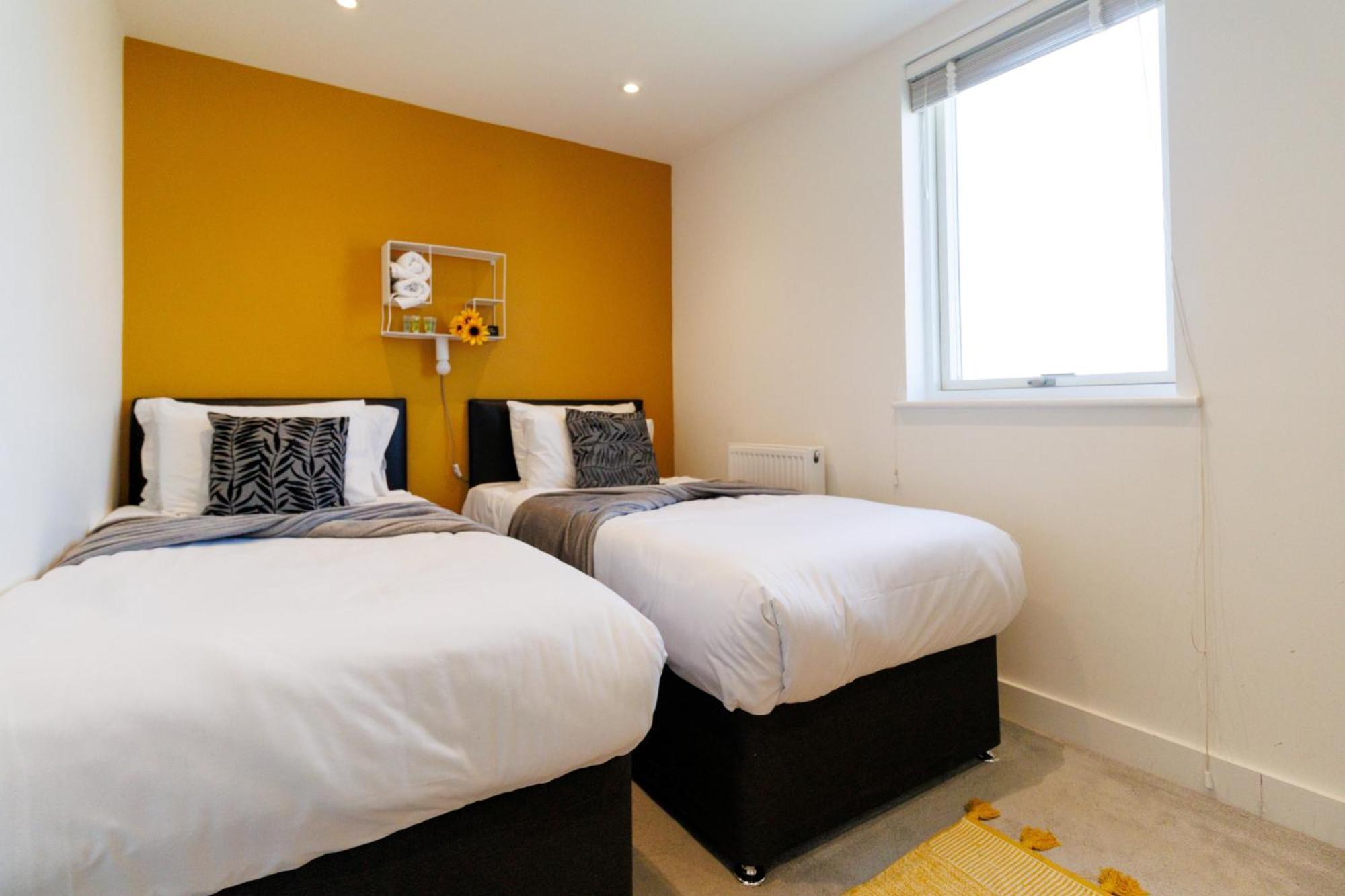 City Centre, Sleeps 7, Stunning Views & Parking, Interconnected Rooms Long Stay Work Contractor Leisure, Diamond Penthouse 剑桥 外观 照片